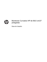 HP EliteDisplay S270c 27-in Curved Display Guia de usuario