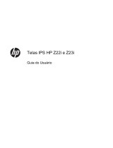 HP Z Display Z23i 23-inch IPS LED Backlit Monitor Guia de usuario