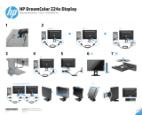HP DreamColor Z24x Display Guia de instalação