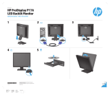 HP ProDisplay P17A 17-inch 5:4 LED Backlit Monitor Guia rápido