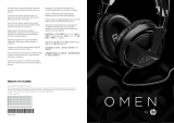 HP OMEN Headset with SteelSeries Manual do usuário