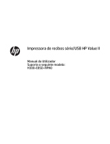 HP Value Serial/USB Receipt Printer II Manual do usuário