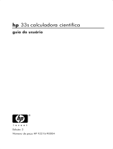 HP 33s Scientific Calculator Manual do usuário
