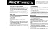 Yamaha PortaSound PSS-16 Manual do proprietário
