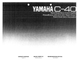 Yamaha Electone C-40 Manual do proprietário