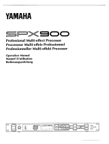 Yamaha SPX900 Manual do proprietário