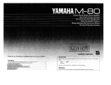 Yamaha M-80 Manual do proprietário