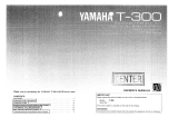 Yamaha T-300 Manual do proprietário