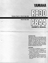 Yamaha PB44 Manual do proprietário