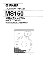 Yamaha MS150 Manual do proprietário