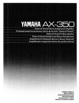 Yamaha AX-350 Manual do proprietário