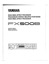 Yamaha FX500B Manual do proprietário