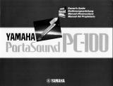 Yamaha PC-100 Manual do proprietário
