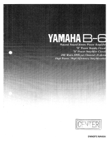 Yamaha B-6 Manual do proprietário