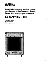 Yamaha S4115HII Manual do proprietário