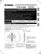 Yamaha YTS-V1200 Manual do proprietário