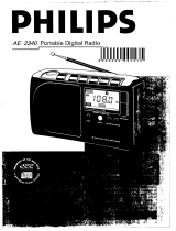 Philips Portable Radio AE 2340/00 Manual do usuário