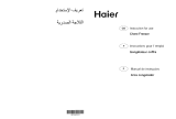 Haier HCF324W2 Manual do usuário