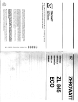 Zerowatt LSZL845ECO/1 Manual do usuário