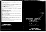Zerowatt LB HX 33.86A Manual do usuário
