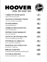 Hoover HGL 60 ASX GH Manual do usuário