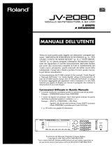 Roland JV-2080 Manual do usuário