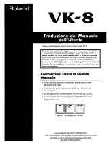 Roland VK-8 Manual do usuário