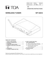 TOA WT-5810 Manual do usuário