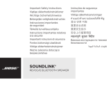 Bose SoundLink Revolve Bluetooth® speaker Instruções de operação