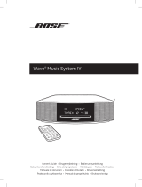 Bose WAVE MUSIC SYSTEM IV Manual do proprietário