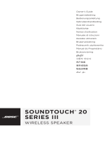 Bose SoundTouch 20 wireless speaker Manual do proprietário