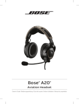Bose A20® Aviation Headset Manual do proprietário