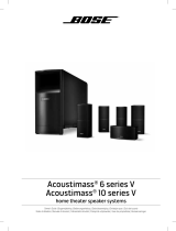 Bose Acoustimass 10 series V Manual do proprietário