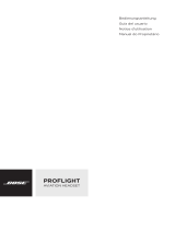 Bose ProFlight Aviation Headset Manual do proprietário