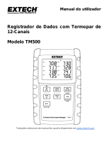 Extech Instruments TM500 Manual do usuário