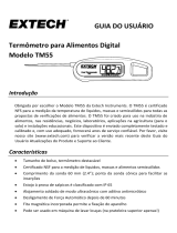 Extech Instruments TM55 Manual do usuário