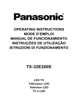Panasonic TX32E200E Manual do proprietário
