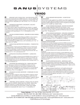 Sanus VISIONMOUNT LCD WALL MOUNT-VM400 Manual do proprietário