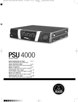 AKG PSU 4000 Manual do proprietário