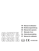 Jonsered CS 2117 EL Manual do proprietário