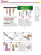 Mattel Barbie Crayola Color-In Fashion Doll & Fashions Instruções de operação