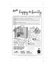 Barbie Happy Family Grandma's Kitchen Giftset Instruções de operação