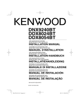 Kenwood DDX8054BT Manual do proprietário