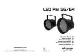 BEGLEC LED PAR64/Silver Manual do proprietário