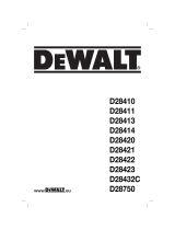DeWalt D28423 T 2 Manual do proprietário