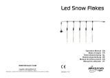 BEGLEC LED SNOW FLAKES Manual do proprietário