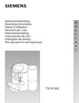 Siemens TK911NXCH/01 Manual do proprietário