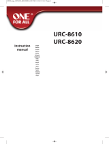One For All URC-8620 Manual do proprietário