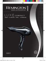 Remington Remington Luxe Compact D2011 Manual do proprietário