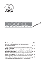 AKG CGN 523 E Manual do proprietário